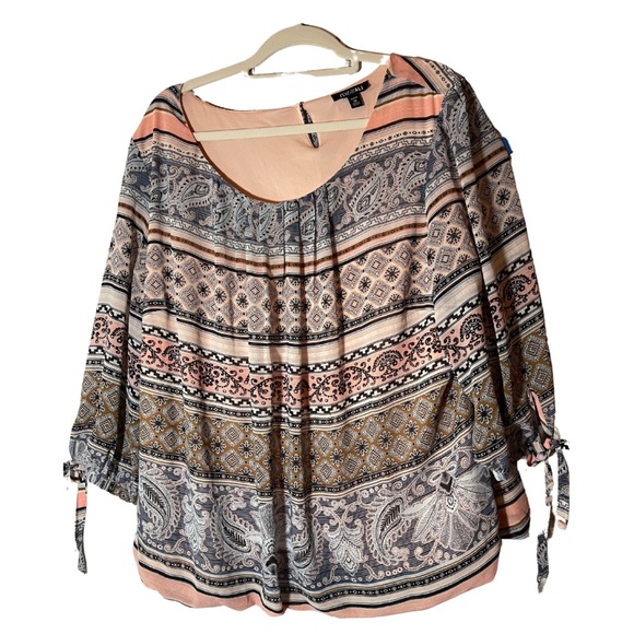 Roz & Ali Tops - Roz & Ali Plus Size Top 3x